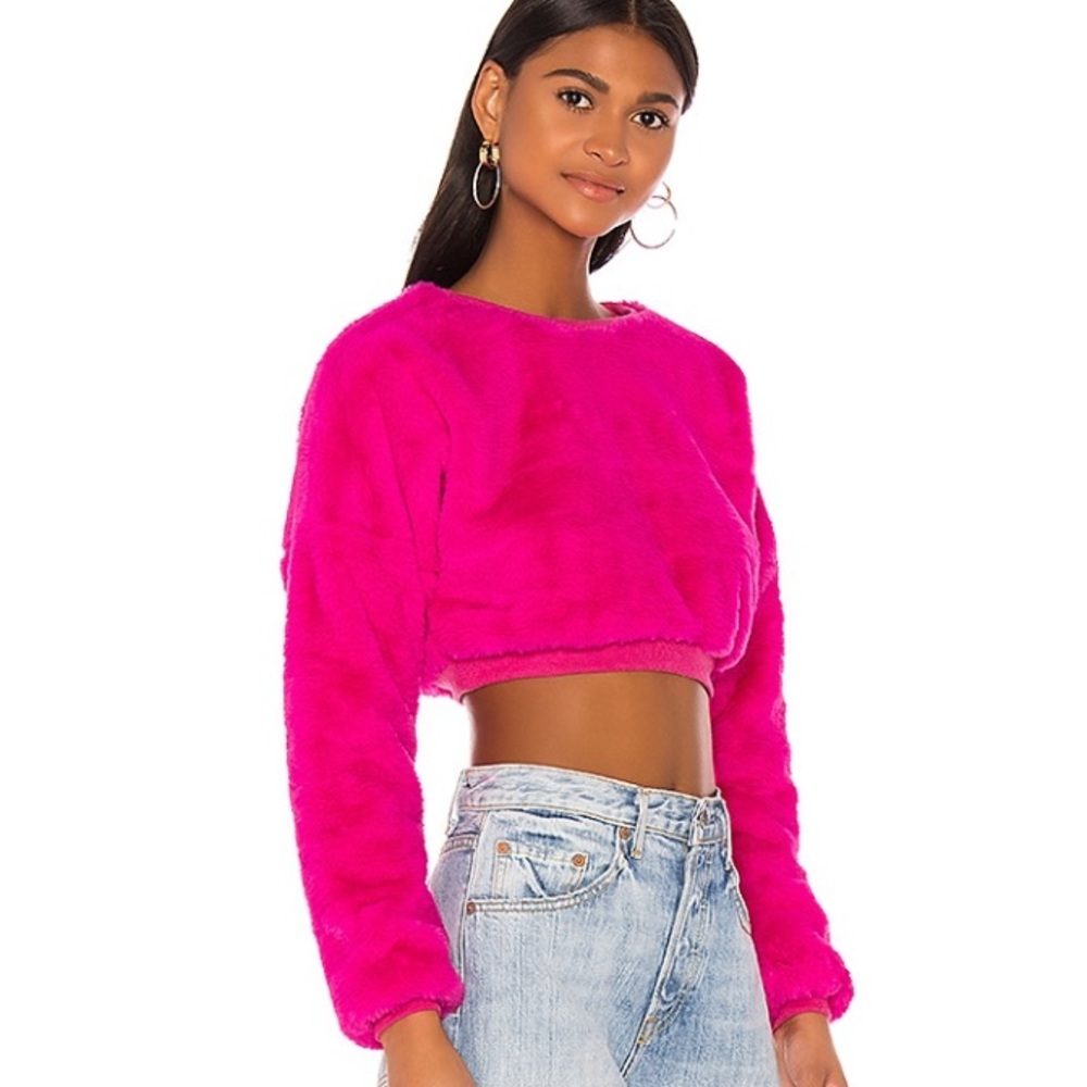 Revolve Superdown Cropped Sweater - image 1